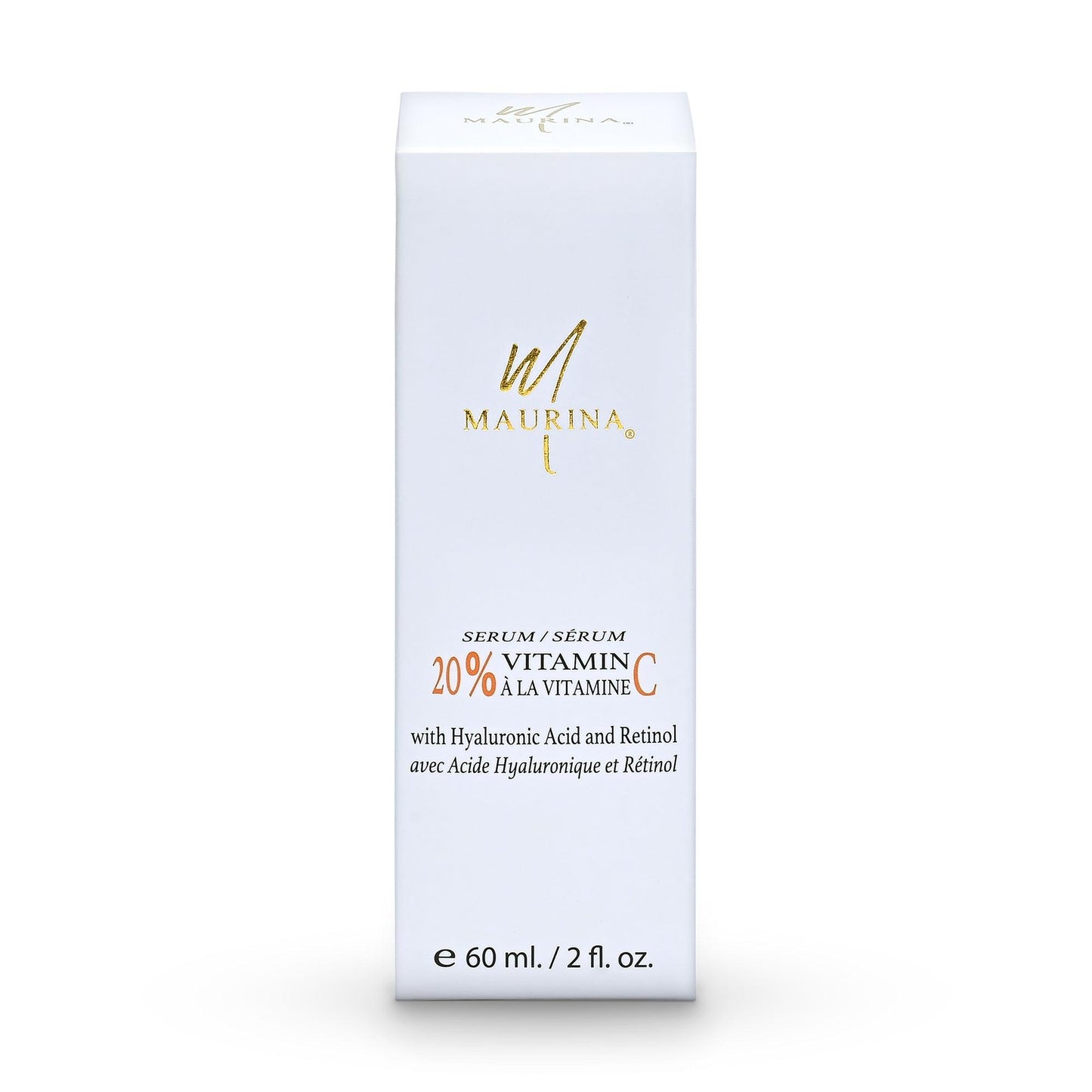 Face Serum - 20% Vitamin C Serum With Hyaluronic Acid And Retinol - maurinabeaute